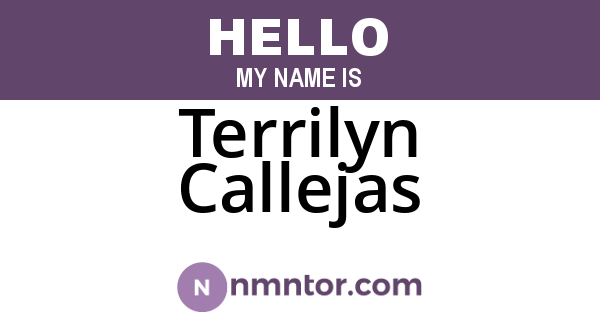 Terrilyn Callejas