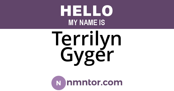 Terrilyn Gyger