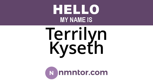 Terrilyn Kyseth