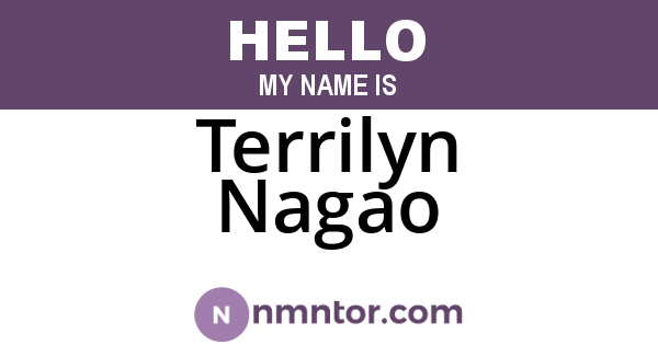 Terrilyn Nagao