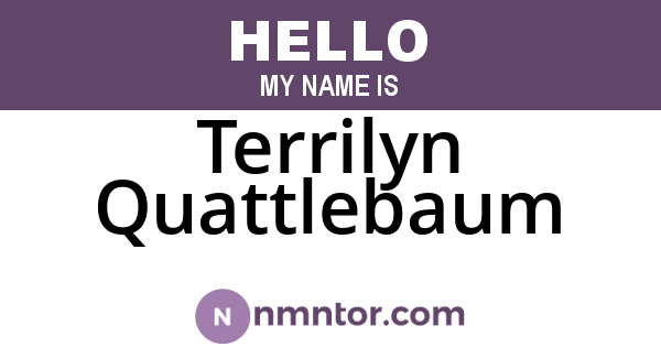 Terrilyn Quattlebaum