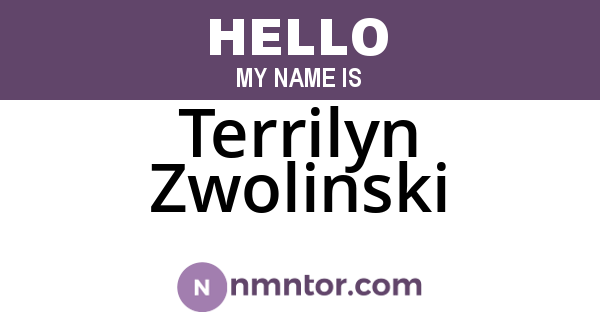 Terrilyn Zwolinski
