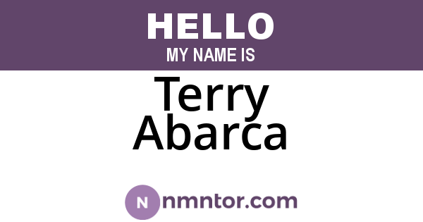 Terry Abarca