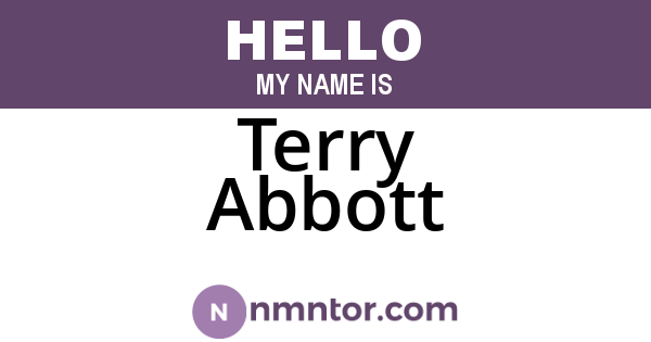 Terry Abbott