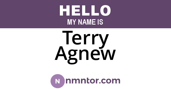 Terry Agnew
