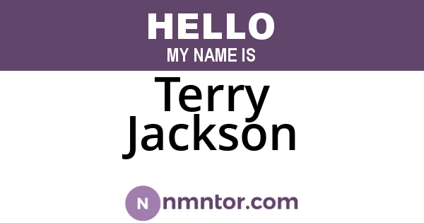 Terry Jackson