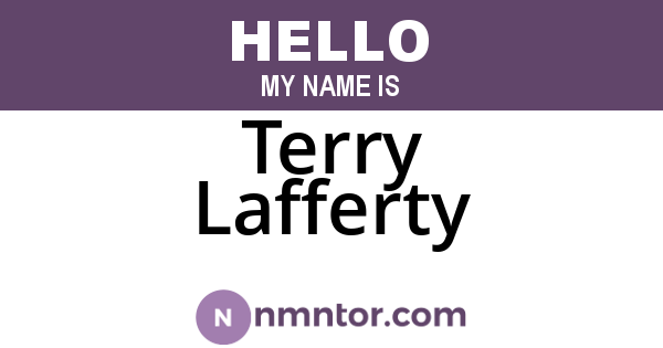 Terry Lafferty