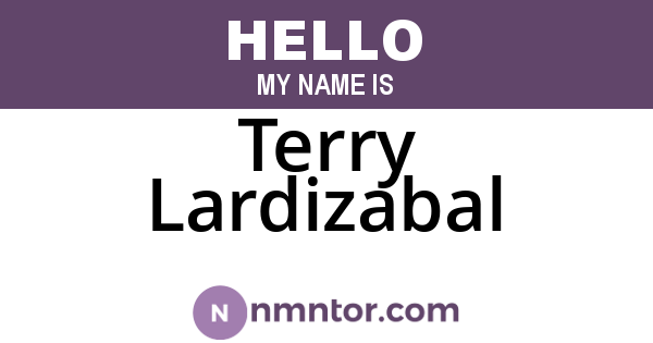 Terry Lardizabal