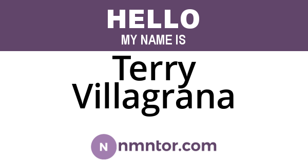 Terry Villagrana