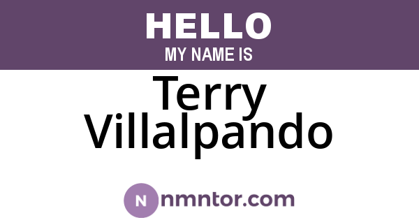 Terry Villalpando