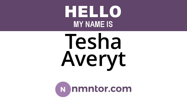 Tesha Averyt