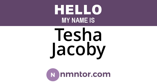 Tesha Jacoby