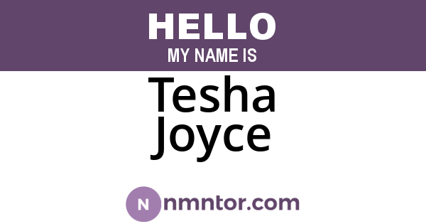 Tesha Joyce