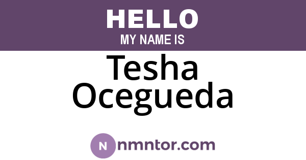 Tesha Ocegueda