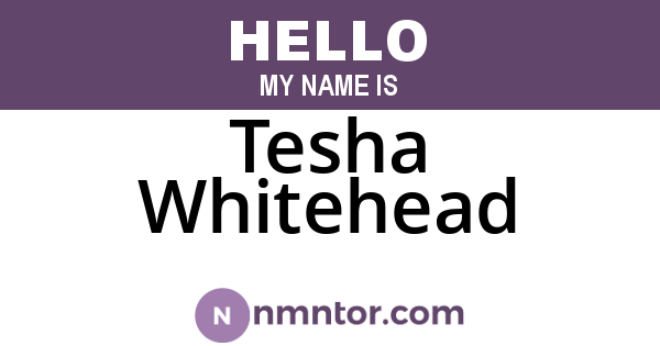 Tesha Whitehead