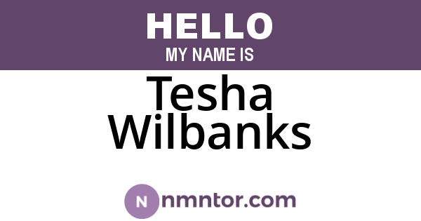 Tesha Wilbanks