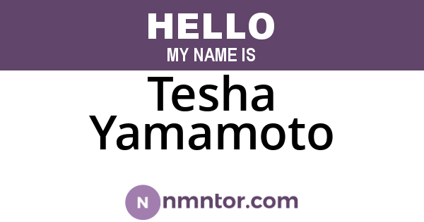 Tesha Yamamoto