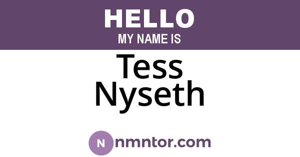 Tess Nyseth
