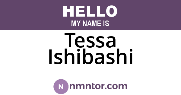 Tessa Ishibashi