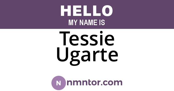 Tessie Ugarte