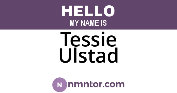 Tessie Ulstad