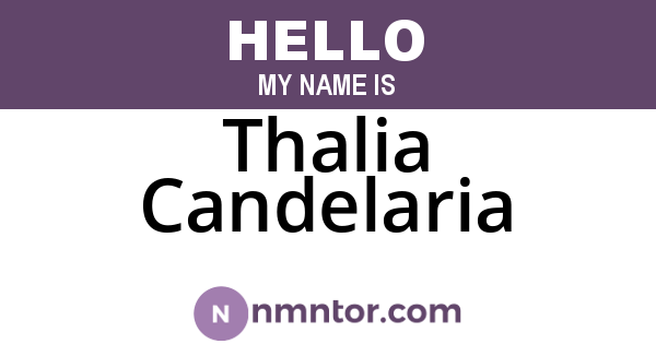 Thalia Candelaria