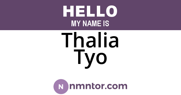 Thalia Tyo