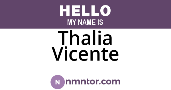 Thalia Vicente
