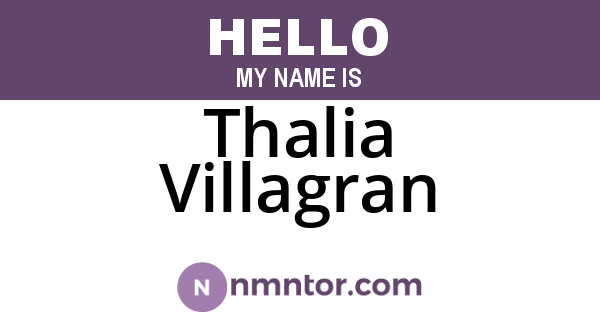 Thalia Villagran