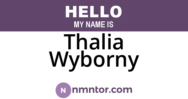 Thalia Wyborny