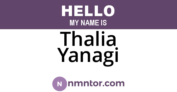 Thalia Yanagi