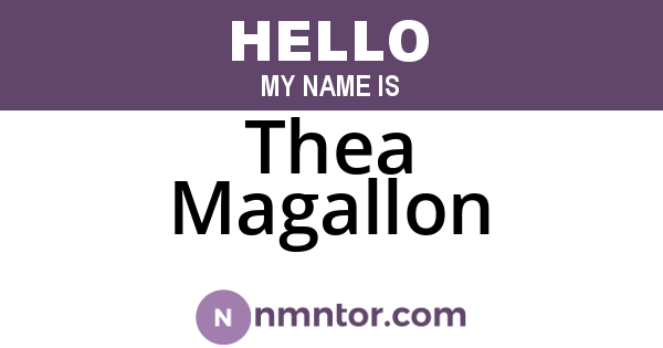 Thea Magallon