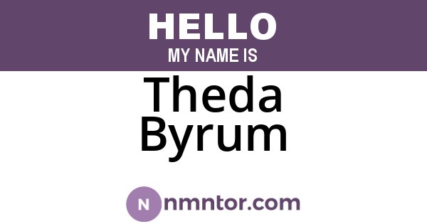 Theda Byrum