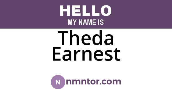 Theda Earnest