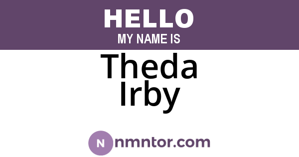 Theda Irby