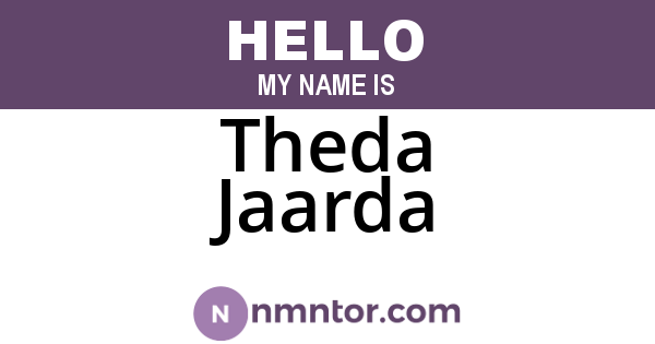 Theda Jaarda
