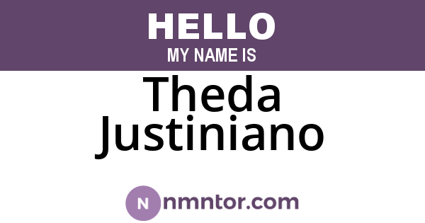 Theda Justiniano