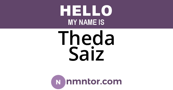 Theda Saiz