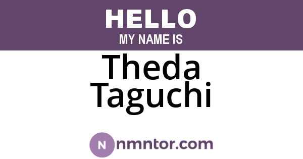 Theda Taguchi