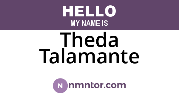 Theda Talamante