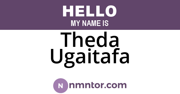 Theda Ugaitafa