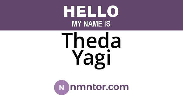 Theda Yagi