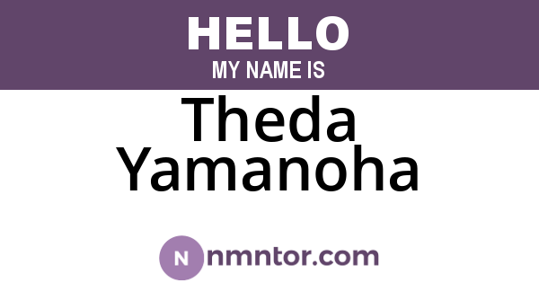 Theda Yamanoha