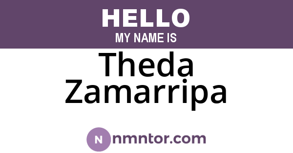 Theda Zamarripa