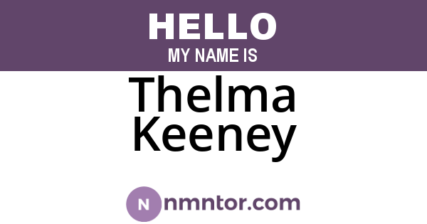 Thelma Keeney