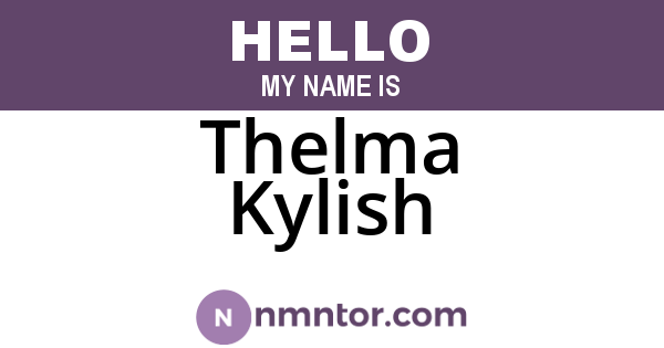 Thelma Kylish