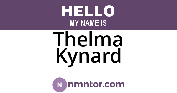 Thelma Kynard