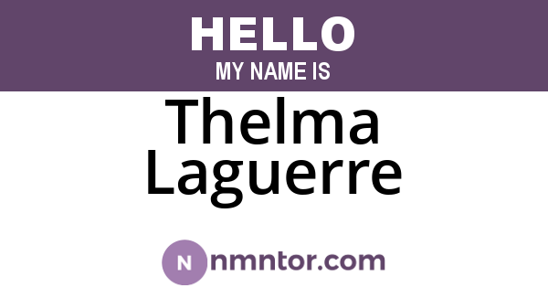 Thelma Laguerre