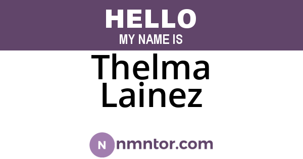 Thelma Lainez