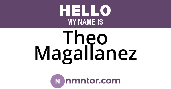 Theo Magallanez